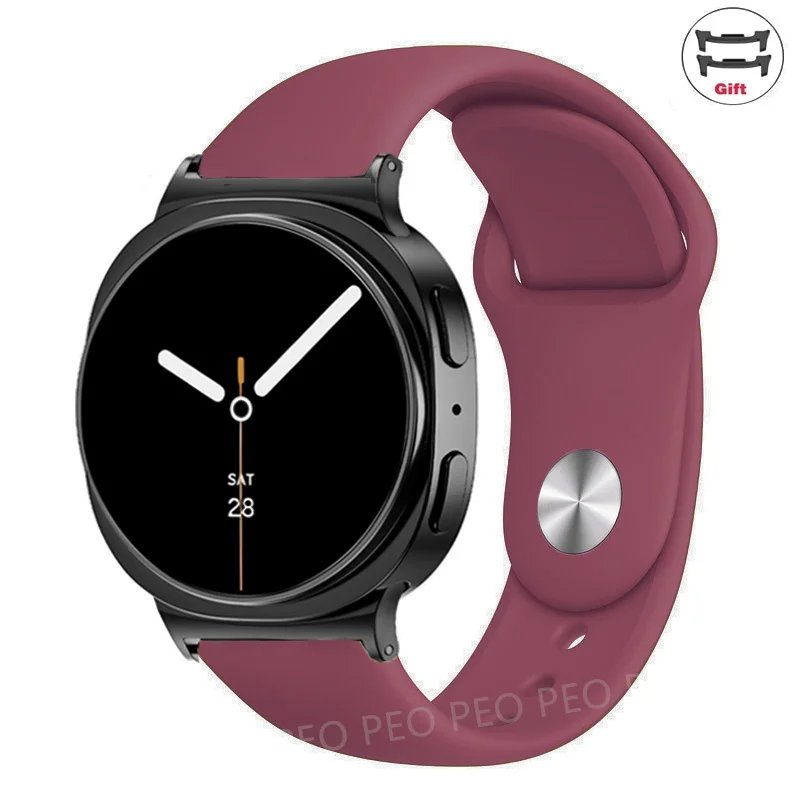 Premium Silicone Sport Band Strap - Universal Smartwatch Wristband Accessory