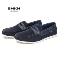 BHKH 2024 Autumn Men Loafers Shoes Fashion Smart Casual Shoes Leather Man casual shoes Office work Footwear Men Shoes 1