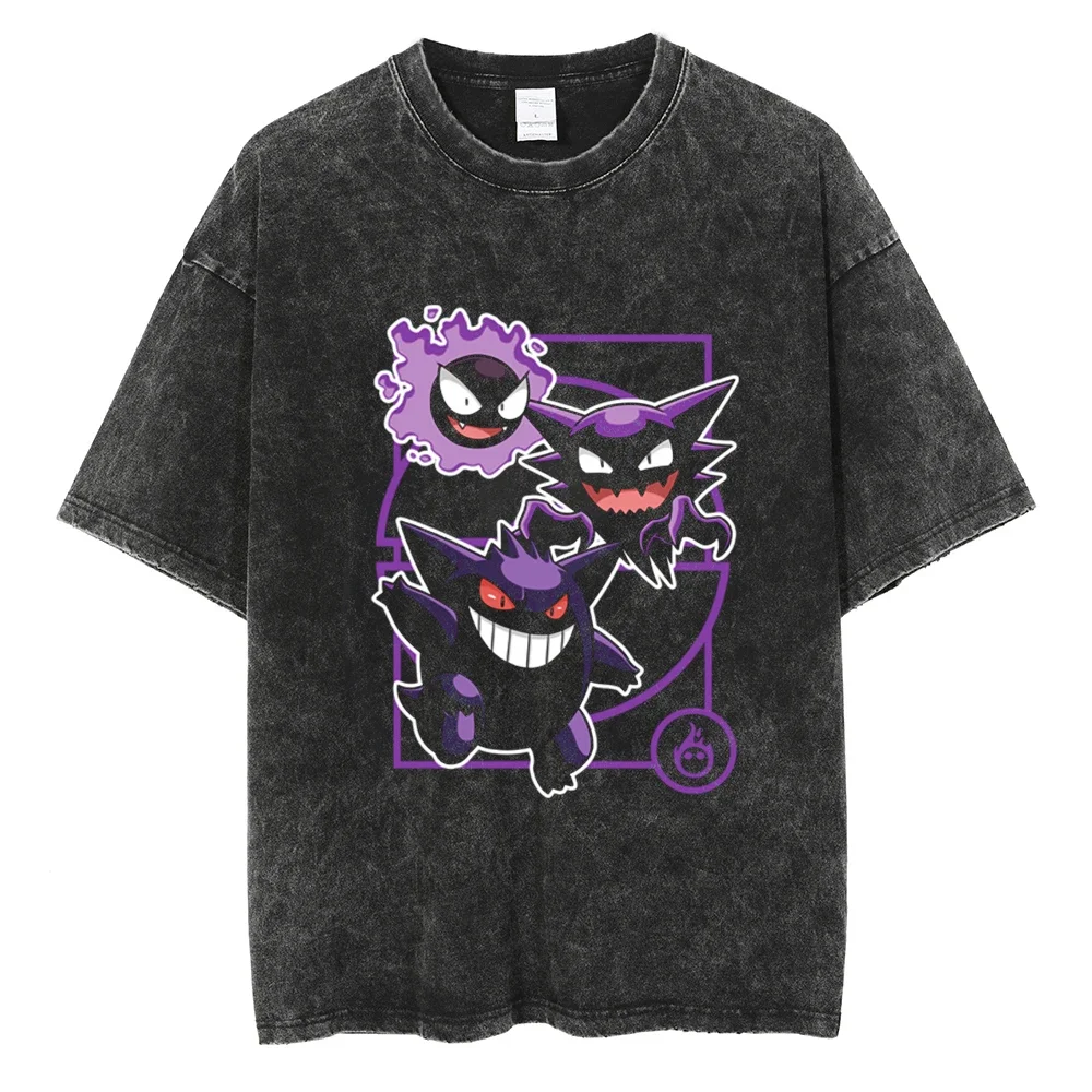 Discover PKM Gengar Man Mineral Washed Tshirt
