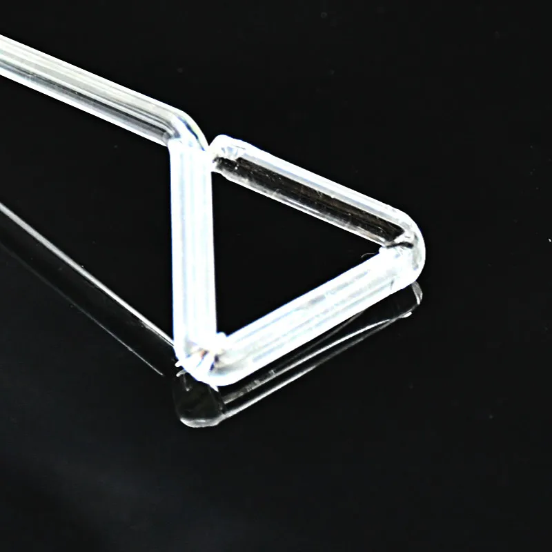 Triangle Cell Coating Bar High Borosilicate Glass Cell Culture Dish Coated Stick Applicator Spatula Push Plates 5 / PK