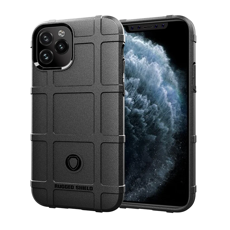 Armor Shield Shockproof Case for IPhone 13 12 Pro 11 11Pro Max X XR XS 7 8 6S 14 Plus SE 2020 Rugged Fiber Anti-fall Cover Cases