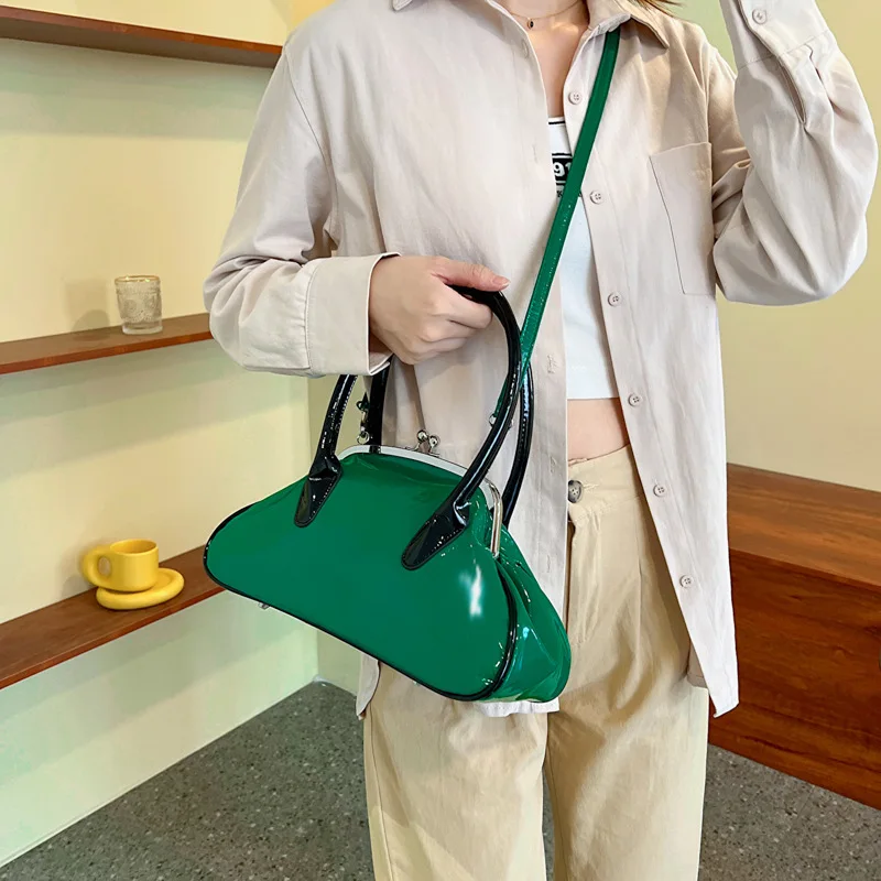 

Fashion 2023 Tote Patent Leather Shell Bag Women Handbags Designer Top-handle Shoulder Bag Soft Crossbody Bags