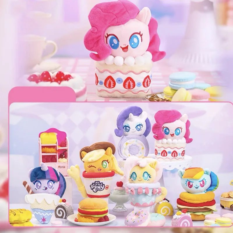 

Miniso мой маленький пони плюшевая кукла кавайная школьная еда семейная мультяшная Коллекционная модель украшения игрушка аниме фигурка подарок на день рождения