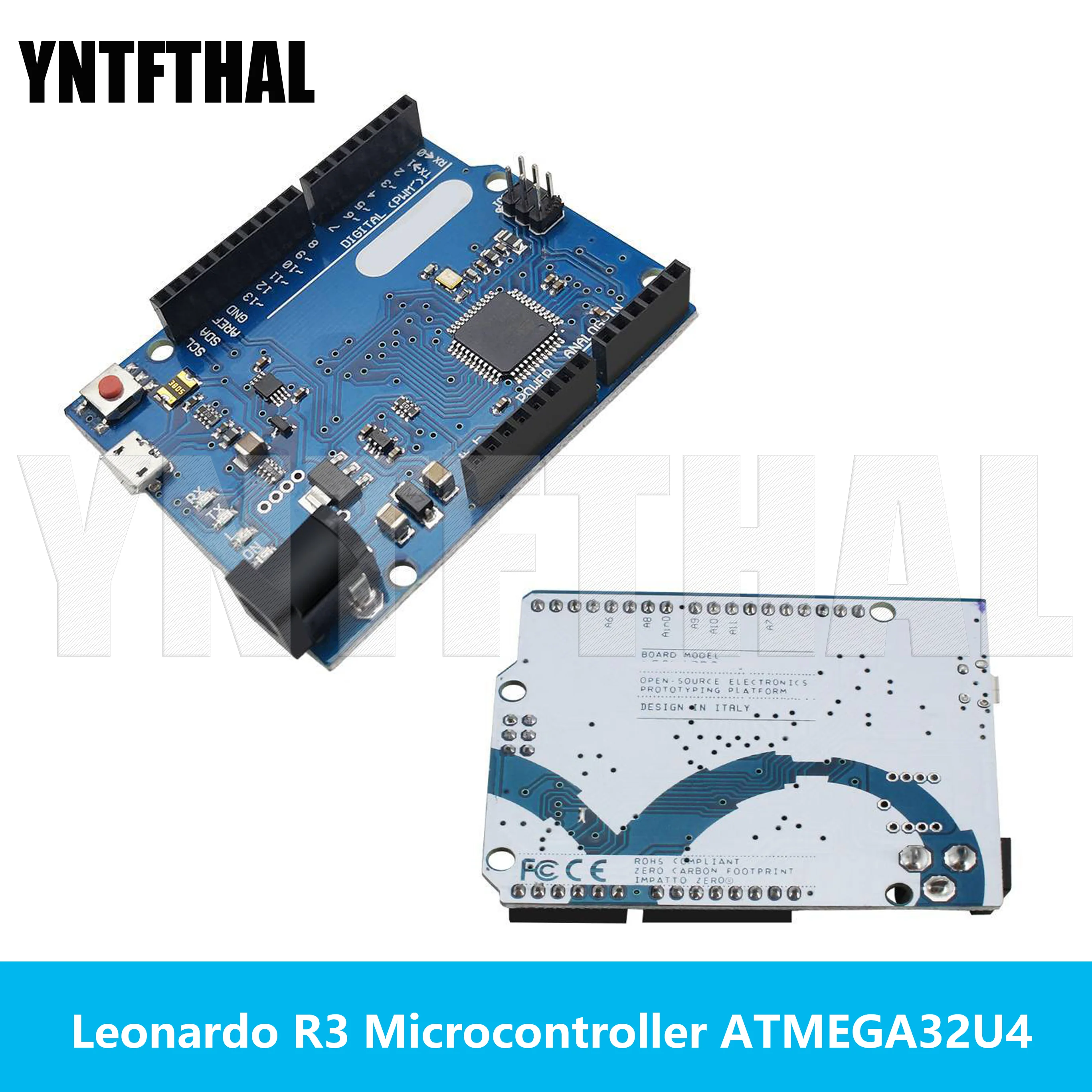 Leonardo R3 Microcontrollore Scheda Di Sviluppo Atmega32U4 Originale Con Cavo Usb Compatibile Per Kit Di Avviamento Fai Da Te Arduino