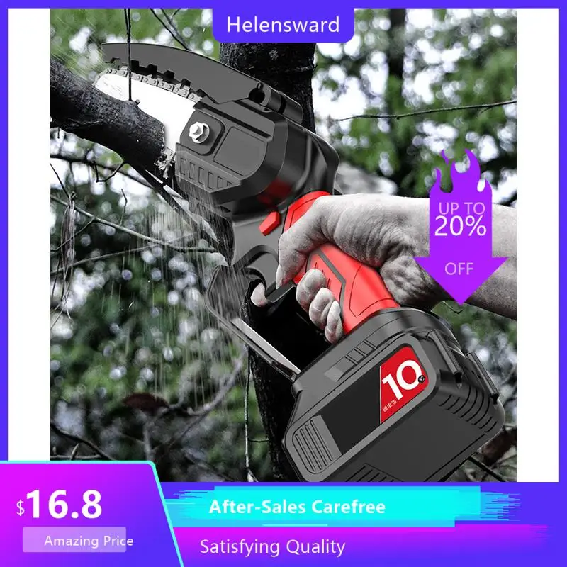 

Helesward Electric Felling Saw Chain Saw Lithium-ion Battery Hand-held Household Rechargeable Portable 4" / 6" / 8".