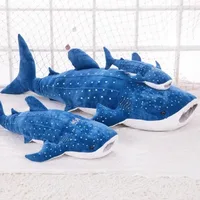 Large Whale Shark Body Pillow Long Cute Fish Stuffed Doll Sofa Decorative Plush Body Pillow Whale Shark Back Plush Cushion Decor