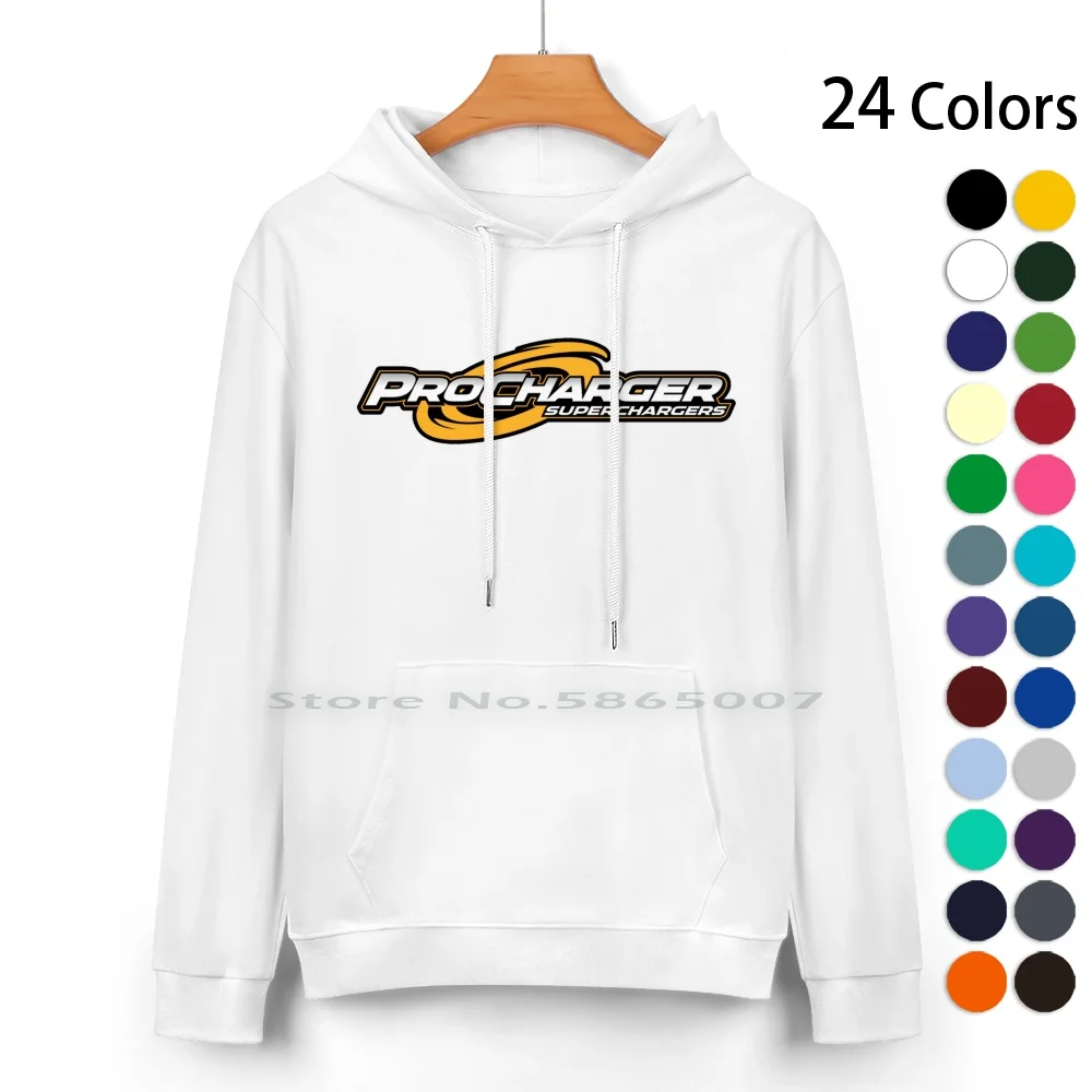 Procharger Superchargers Maglione Con Cappuccio In Puro Cotone 24 Colori Procharger Compressore Centrifugo Potenziato Induzione Forzata