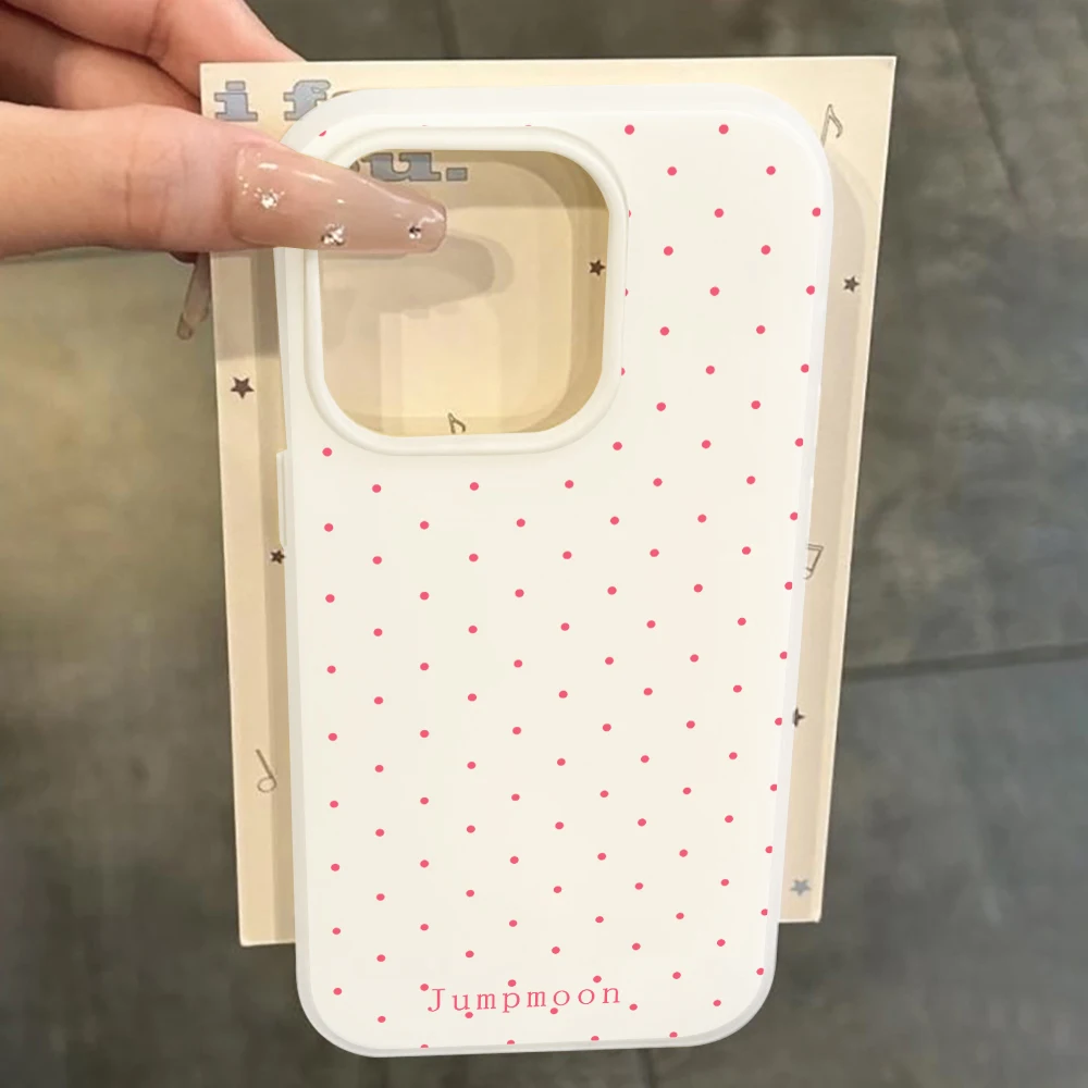 Cute Polka Dot Dustproof Phone Case Cover