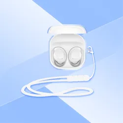 Premium Transparent TPU Soft Cover for Wireless Bluetooth Earbuds - Anti - Drop Protection (With strap)