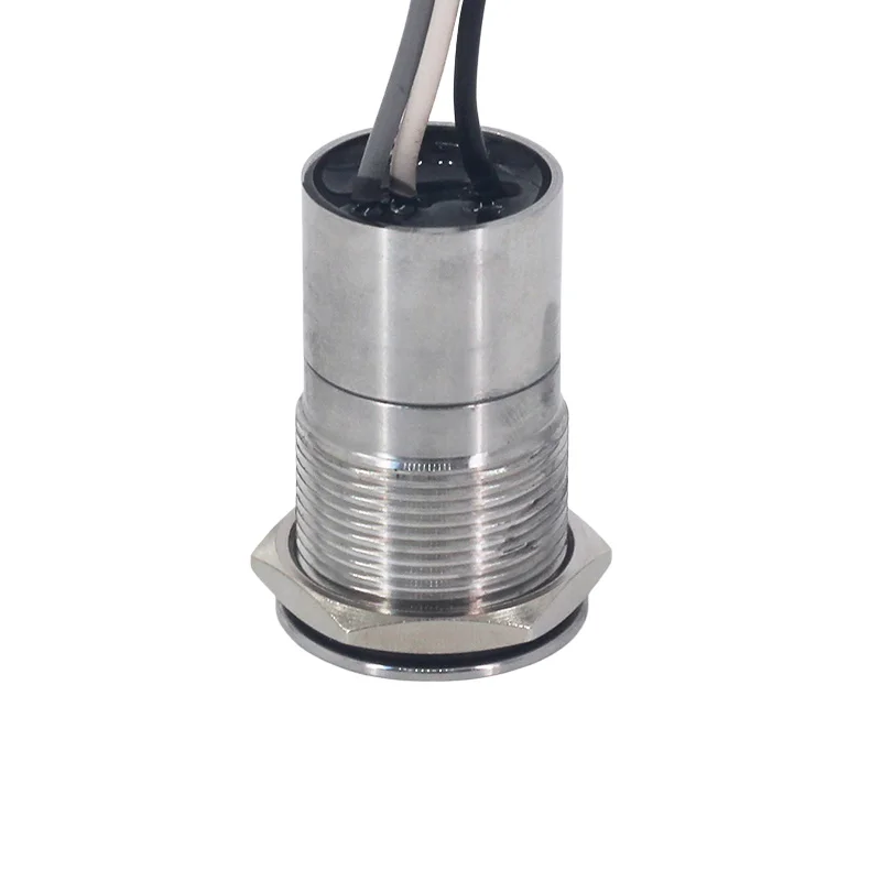 전기 접점 IP68 터치 스위치 방수 버튼 LED 순간 유도, 고정 온 오프 스위치, 24V, 12V, 110V, 16mm, 19mm, 22mm, 25mm, 30mm