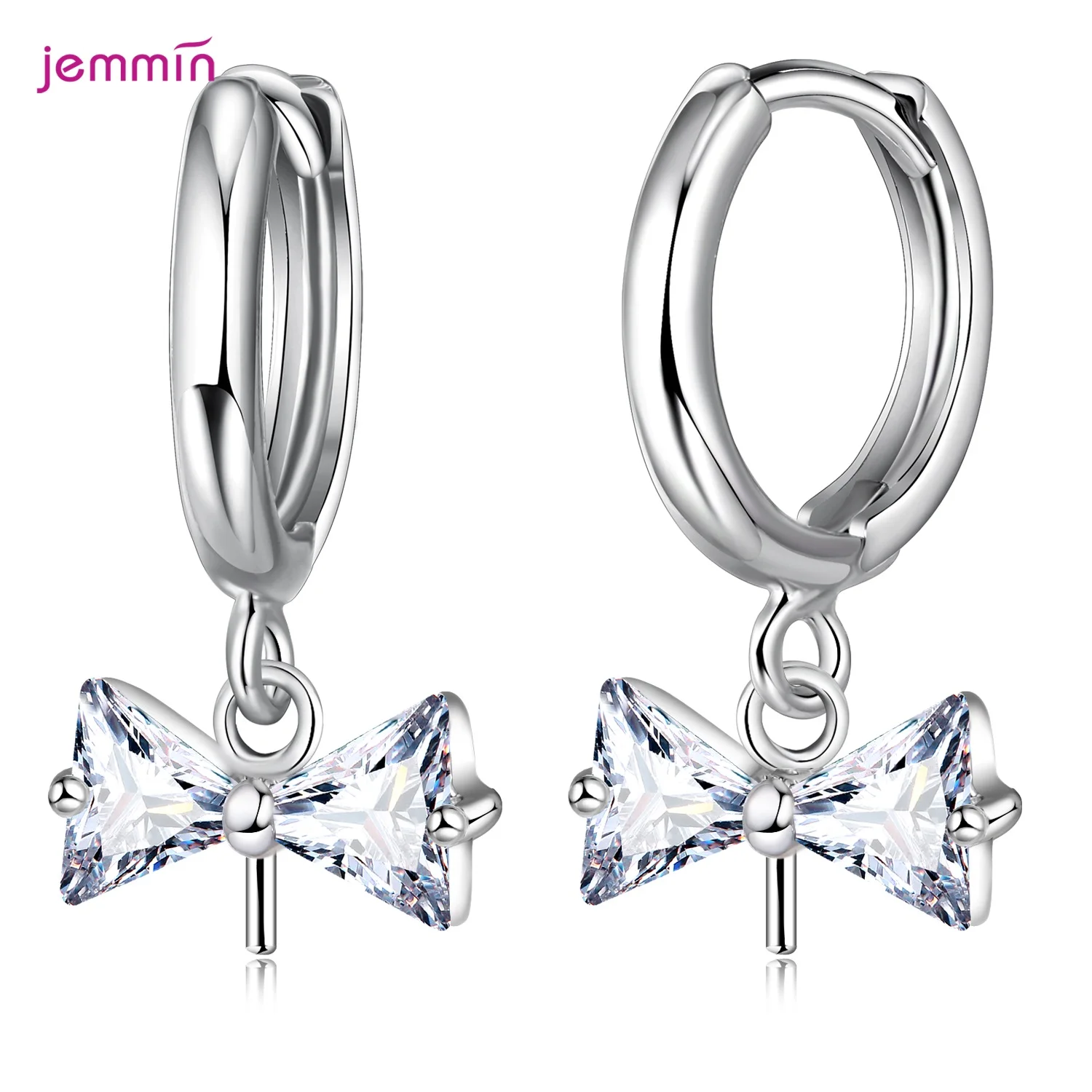 Серьги женские из серебра 0 01 пробы разных видов модные ювелирные изделия сделай