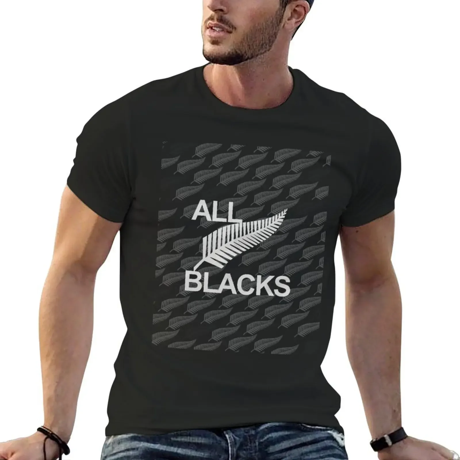 

All Blacks Rug\t T-shirt sublime tees Men's clothing