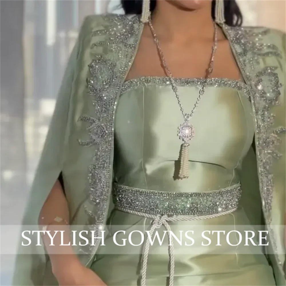 فساتين حفلات أنيقة بأكمام طويلة للنساء ورقبة مربعة...