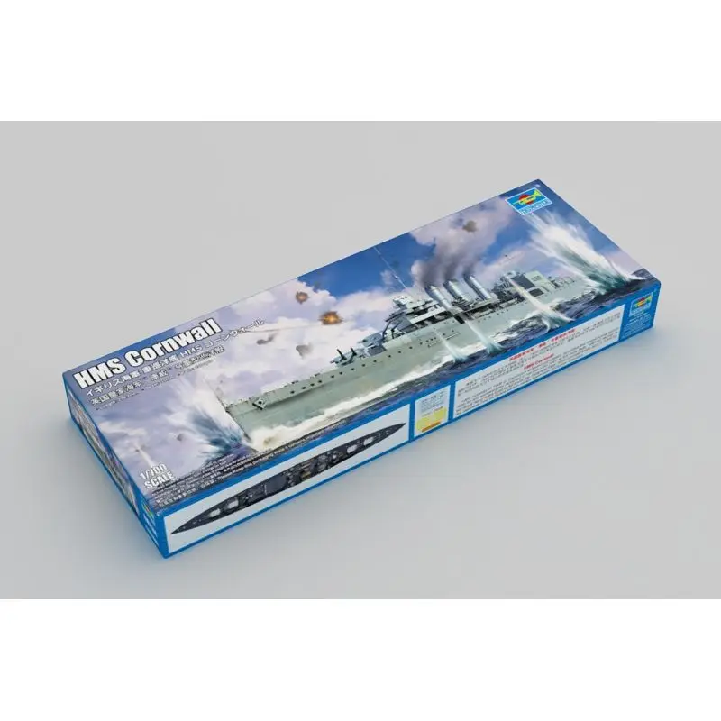 

Trumpeter 06734 1/700 HMS Heavy Cruiser Cornwall - Scale Model Kit