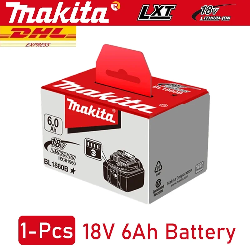 100 % authentisches Originalprodukt, Makita 18 V Akku, 6000 mAh, für Makita BL1815, BL1830, BL1840, BL1850, BL1860, Power Akku – Detail 3