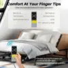 Queen Adjustable Bed Frame, Adjustable Bed, Electric Bed Base with Remote Control for Queen Mattress, Independent Head 6
