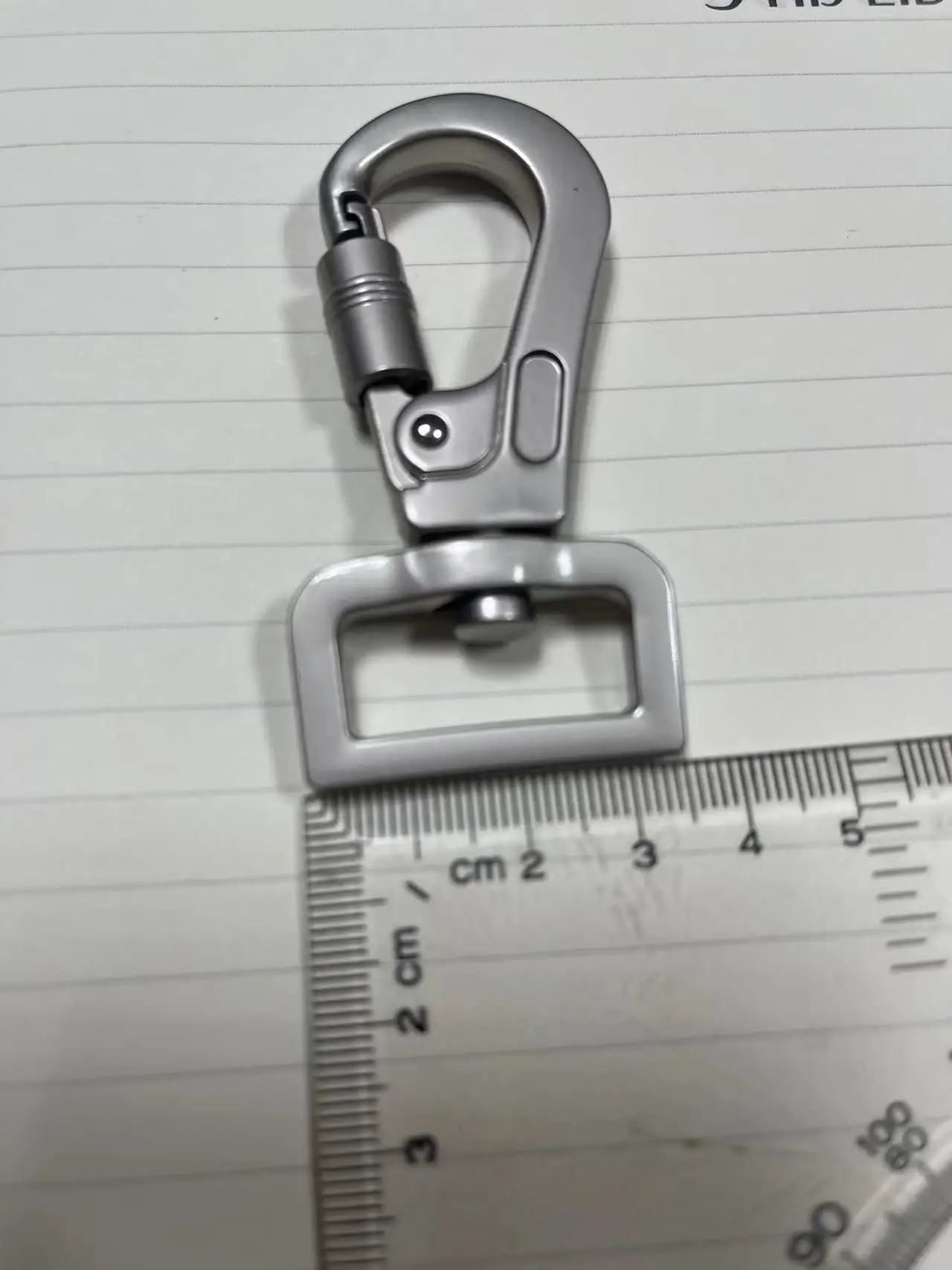 Swivel Clasps Snap Hook D Ring Lobster Clasp Claw Swivel Buckle with D-Ring Metal Lobster Clasps Hooks for Bags, Purse, Dog Coll