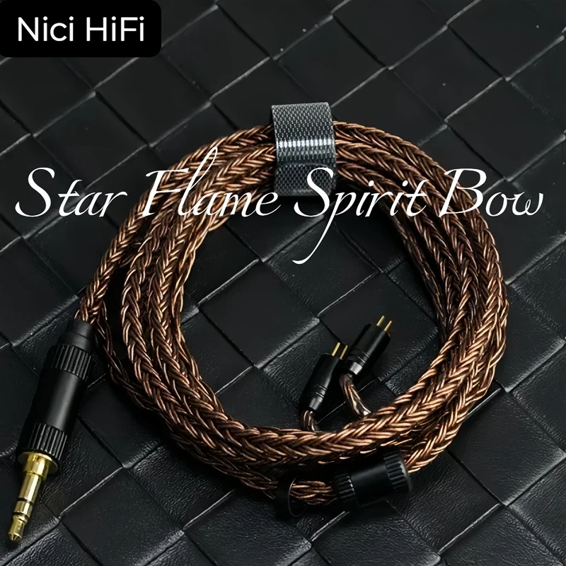 Nici HiFi-18 IEMケーブル、0.78mm 2ピンMMCX QDCデュアル3.5mm to 4.4