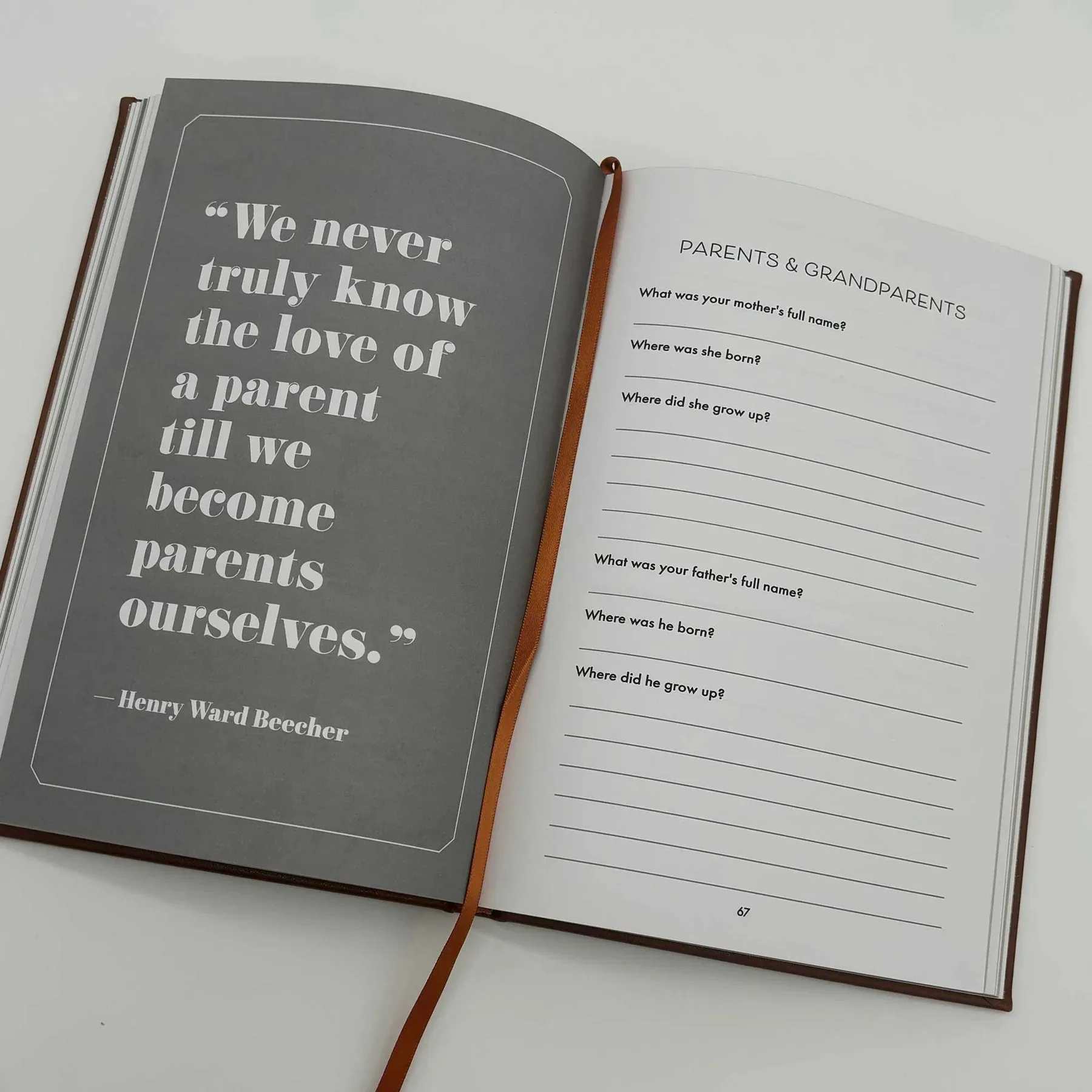 Dad Mom I Want To Hear Your Story Leather Journal Personalized Parents Guided Notebook For Share His Life  Birthday Gift 2