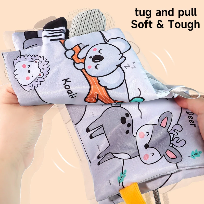 Baby Early Educational Toys Book Rustle Sound Soft Cloth Book Children Intelligence Development Learning Toys Washable Book 3