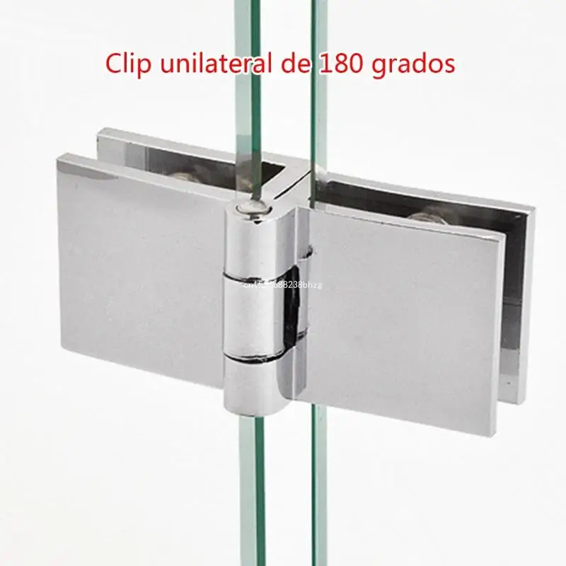 Description Picture 4 of itemGlass Door Hinges Clip Home Easy Install Glass Clamp Durable Cabinet Door Hinge Dropship