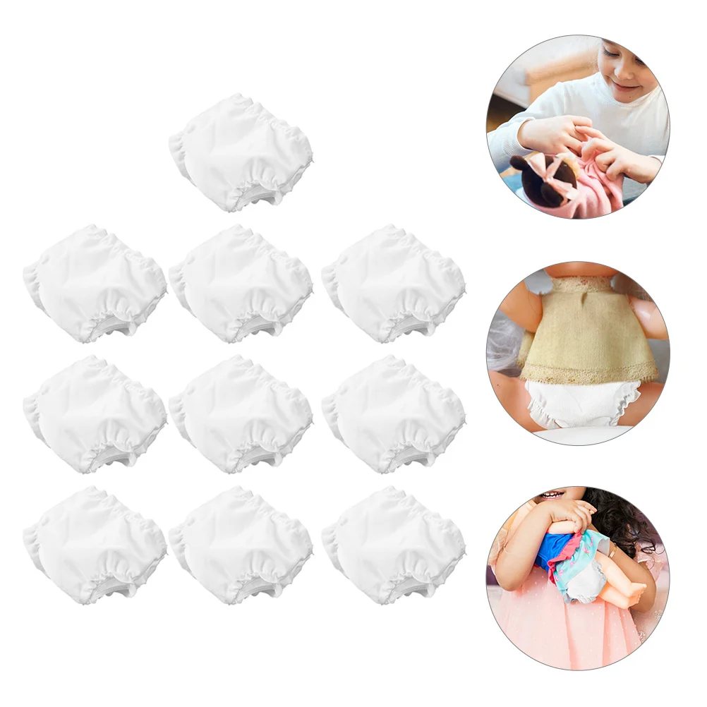 

10pcs Mini Dress Up Clothes Baby Panties Accessories