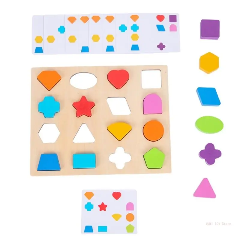 

Children Montessori Toy Early Educational Puzzle Toy Preschool Learning Board