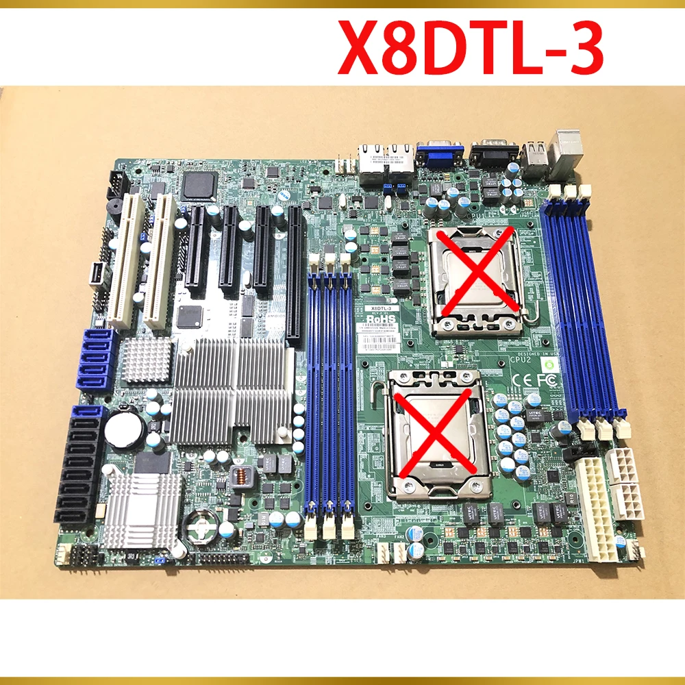 Per Scheda Madre Supermicro Server Processore Xeon Serie 5600/5500 Sata2 Pci-E 2.0 Matrox G200Ew Grafica Integrata Ddr3 X8Dtl-3