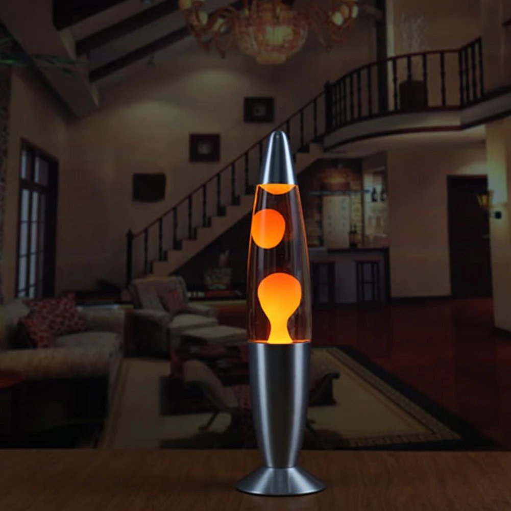 

Metal Base Wax Lava Lamp Liquid Night Light Jellyfish Lamp For Bedroom Decor Bedside Night Lamp Home Decor EU/US Plug Drop ship