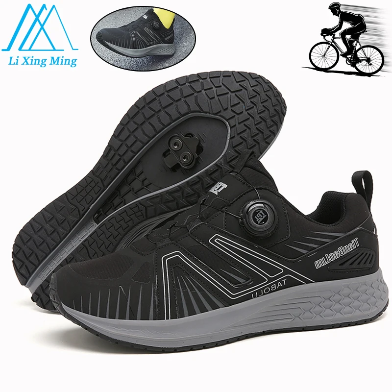 MTB Cycling Shoes Men and Women High Quality Breathable Pedal Bicycle Racing Cleat Selflocking Mountain Cycling Sneakers