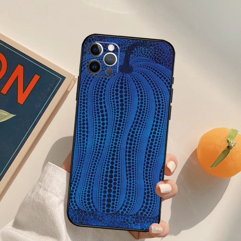 Yayoi kusama Atomotアート電話ケース、バックカバー、iphone 11