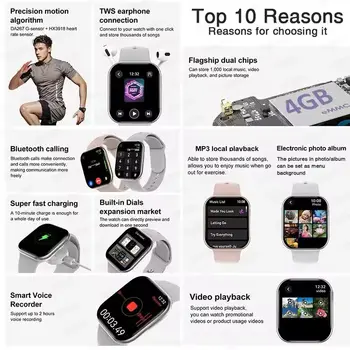 2025 nouveau pour Apple GPS montre 10 montre intelligente hommes HD AMOLED mémoire musique 3D Surround Bluetooth appel étanche Smartwatch femme 2 2025 nouveau pour Apple GPS montre 10 montre intelligente hommes HD AMOLED mémoire musique 3D Surround Bluetooth appel étanche Smartwatch femme 2