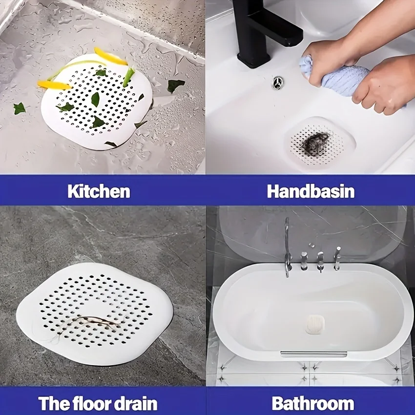 Sewer Suction Cup Floor Drain Mat Kitchen Bathroom Anti Clogging Hair Filter floor drain mat hair drain filter floor drain filter floor drain hair filter floor drain hair catcher drain hair catcher