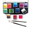 12 Color Face Painting Body Art Makeup With Brush Palette Bride Modeling Role Play Halloween Grimace 2