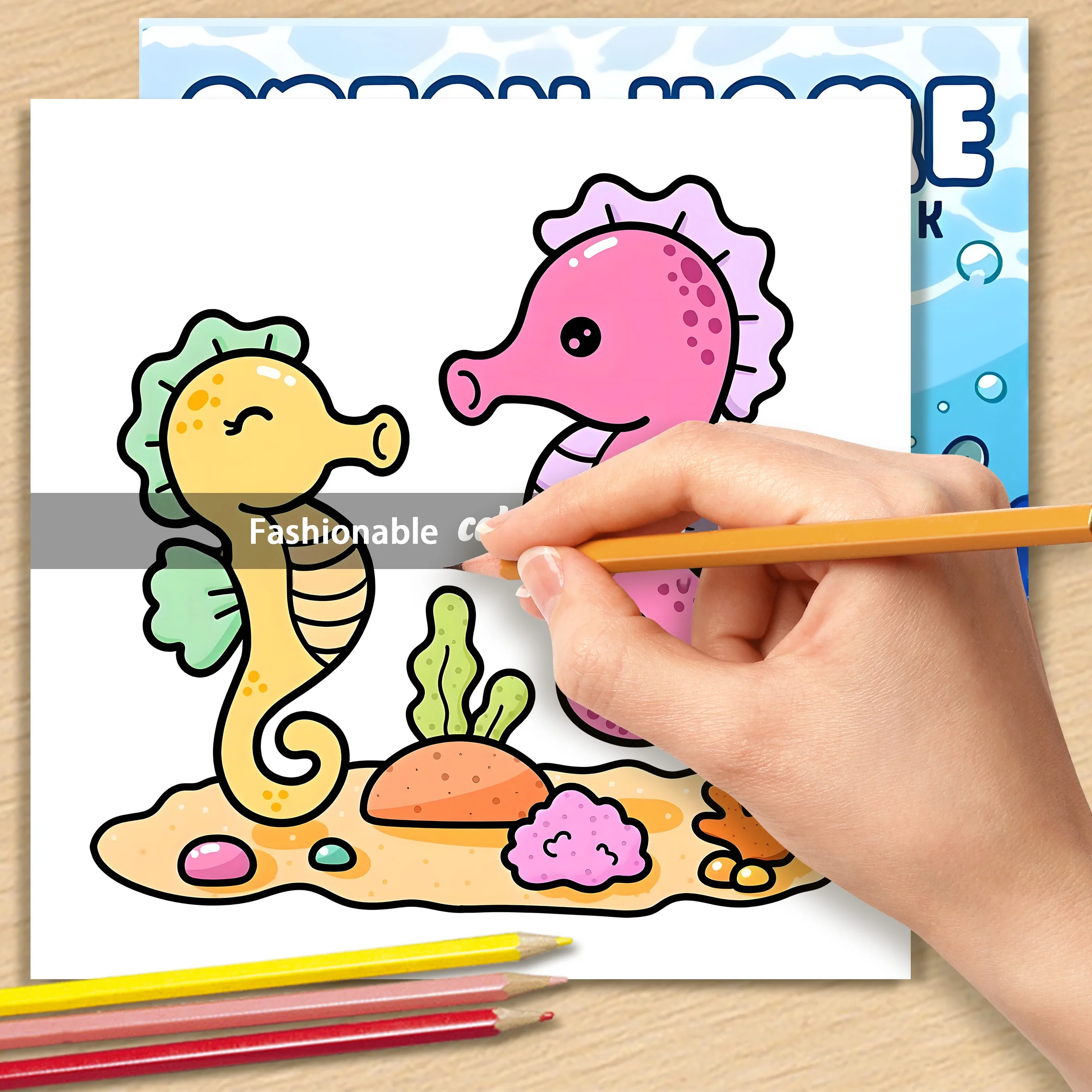 Ocean Home: Coloring Book for Adults Featuring Cute Cozy Daily Activities for Relaxation (Cozy Spaces Coloring) 5