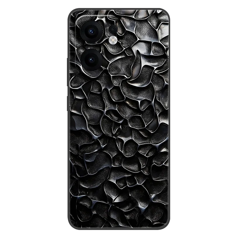 Marble Soft Matte Silicone Back Cover - Full Coverage Phone Case