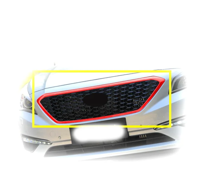 

Front Center Mesh Grille Grill Cover Trim For Hyundai SONATA 9 Nine 2015-16