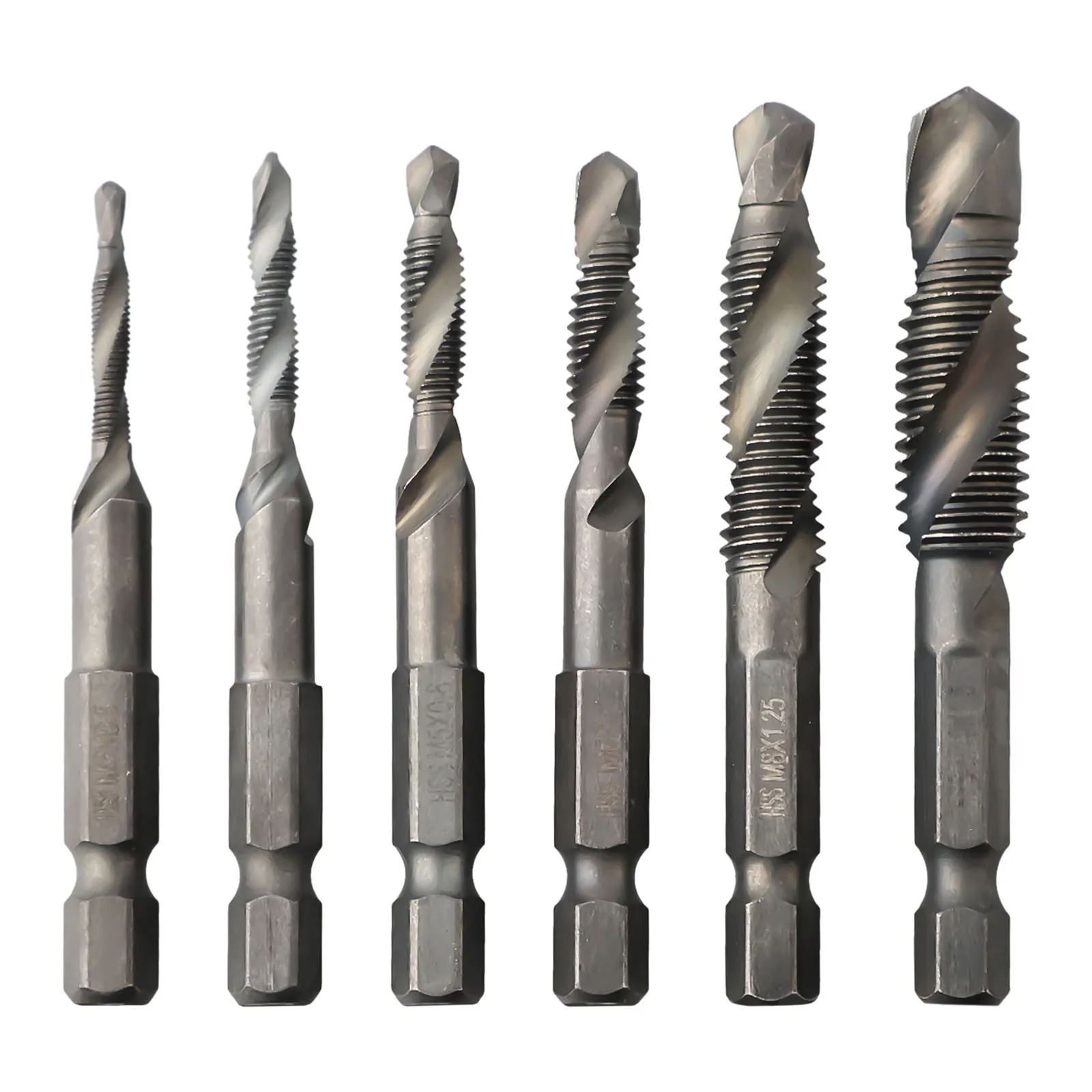 EVTSCAN Newest 5 Pieces Machine Tap Tip With Cobalt High Speed Steel EVTSCAN Newest 5 Pieces Machine Tap Tip With Cobalt High Speed Steel