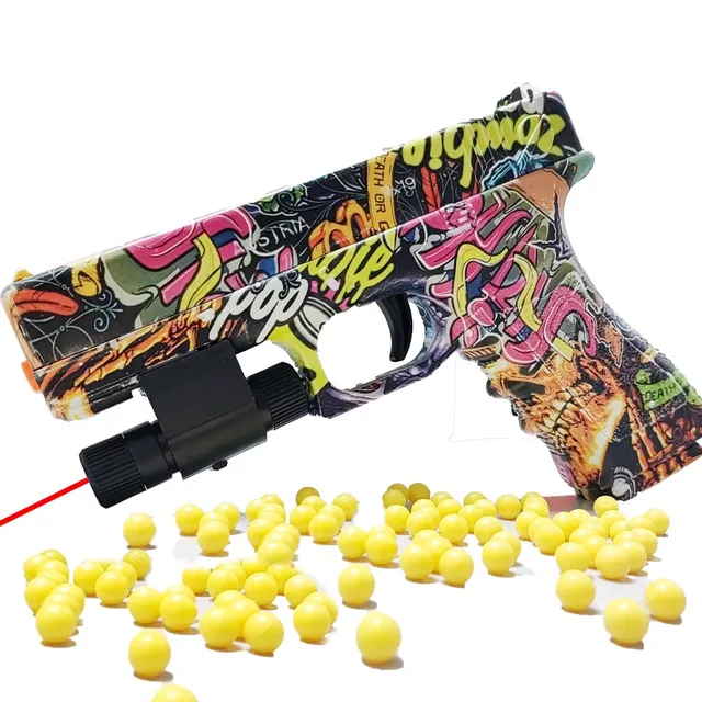 Manual G17 Soft Bullet Toy Gun Foam Ball Airsoft Pistol Launcher CS Shooting Games Weapons for Kids Boys Gift 1