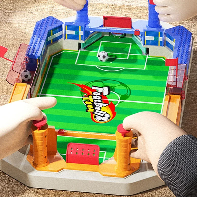 Tabletop Football Game Board Games Desktop Soccer Toy Billiard Double Stage Parent-Child Interactive Educational Party Xmas Gift