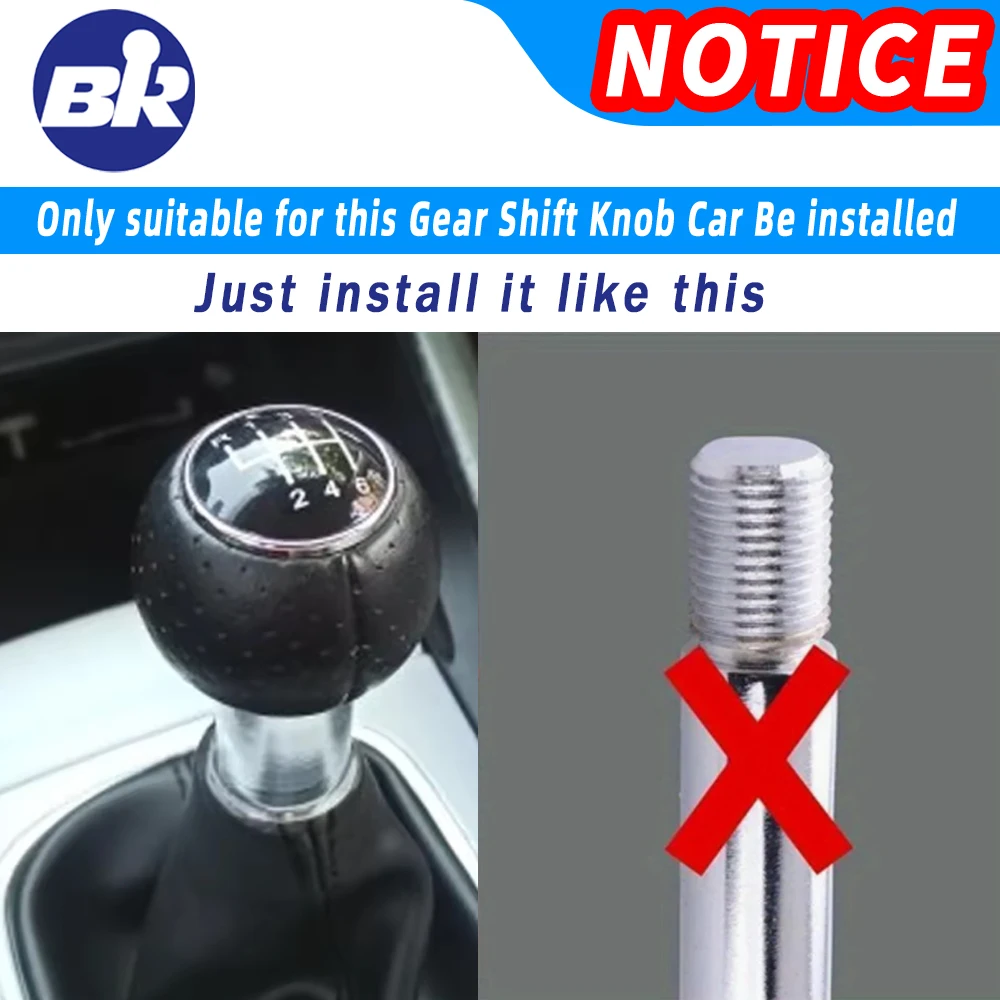 신제품 5/6단 자동차 기어 변속 노브 아우디 A3 S3 2001-2003 VW 파사트 골프 12mm