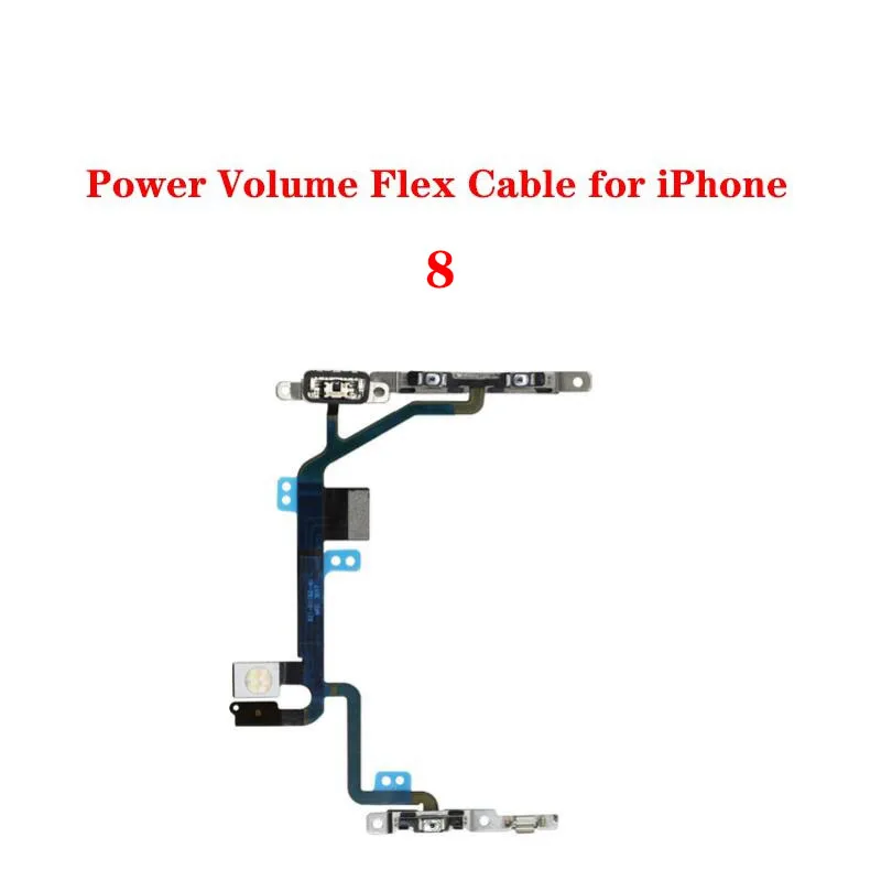 Power Switch On Off Volume Mute Button Flex Cable with Metal