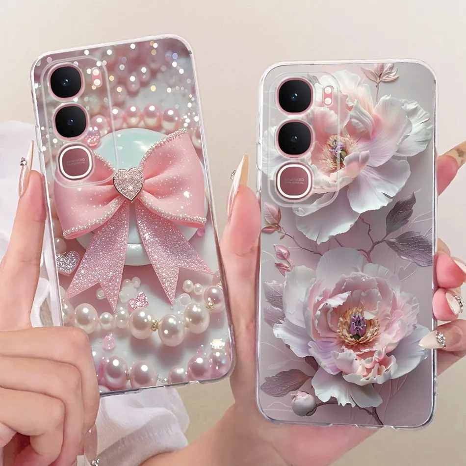 Elegant Flower Butterfly Soft Silicone Phone Case - Premium Back Cover
