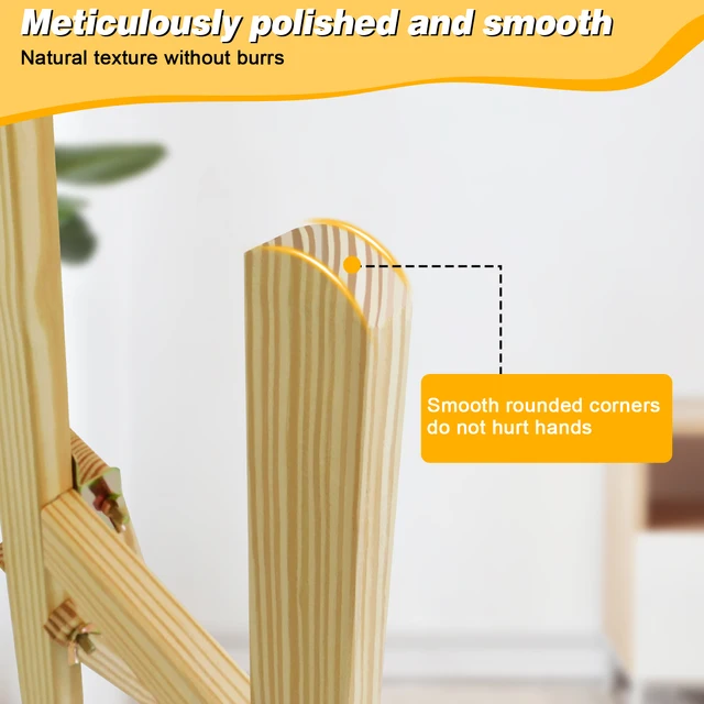 Cavalletto In Legno Per Pittura 175 Cm - Regolabile, Pieghevole E Stabile Per Artisti E Bambini - Foto 9