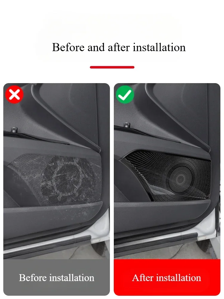 24 Ninth-generation Toyota Camry Door Horn Cover Frames Audio Modification Decoration Accessories
