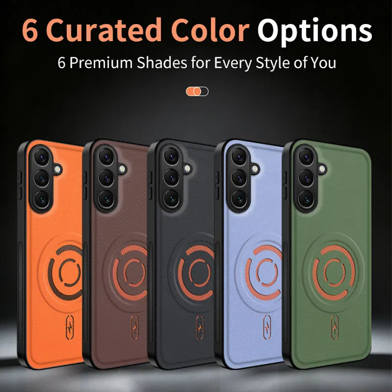 Luxury Tech Fabric Magnetic Shockproof Phone Case