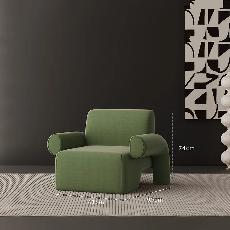 

Modern Accent Chair Designer Living Room Nordic Relaxing Reading Lounge Chair Makeup Lazy Sillon Reclinable Furniture DWH