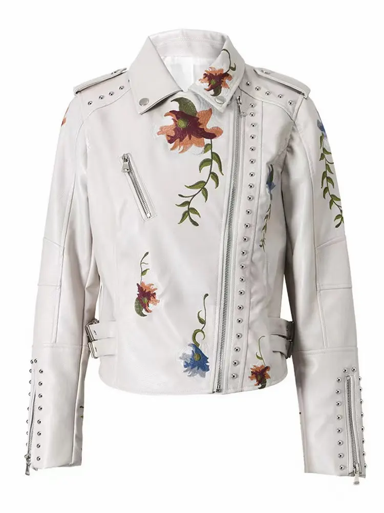 【プリン】patchwork embroidery lace jacket Indian White Quilted Patchwork Jacket Handmade Cotton Jacket