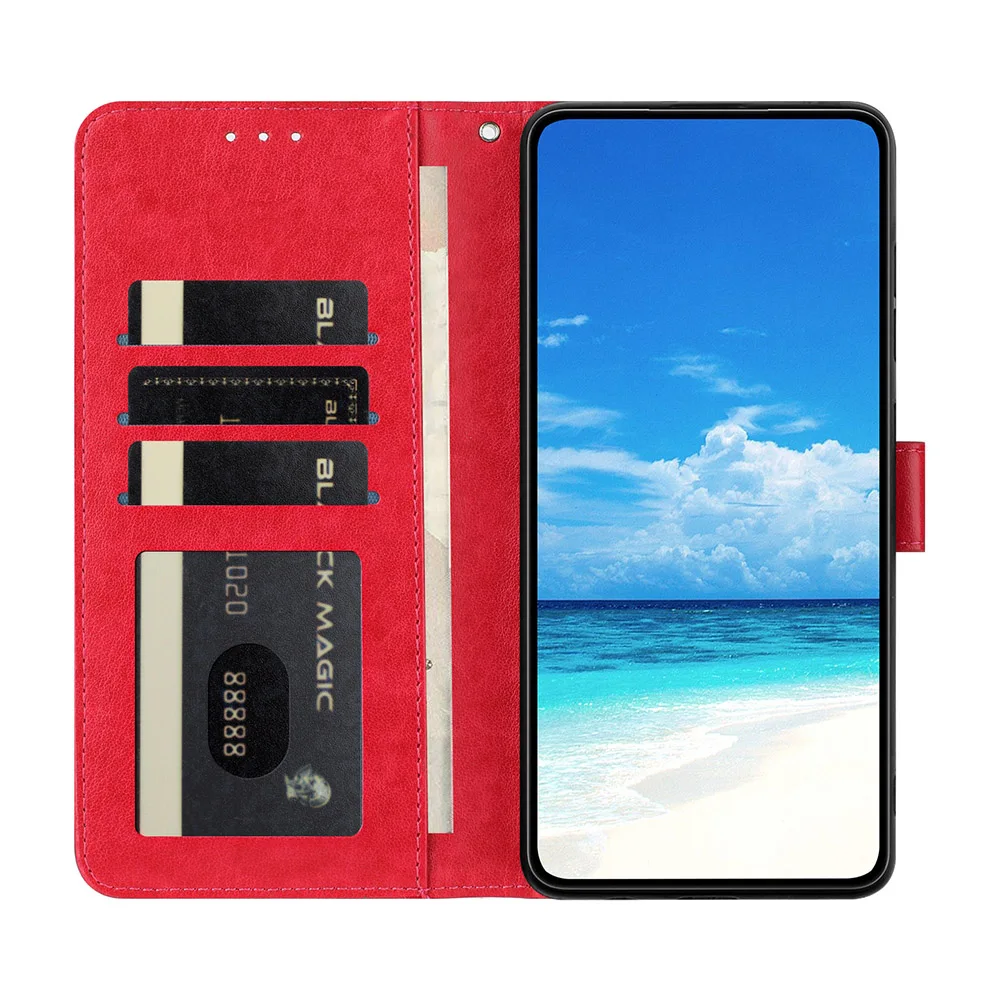 Elegant Leather Wallet Case with Card Storage - Premium Phone Cover