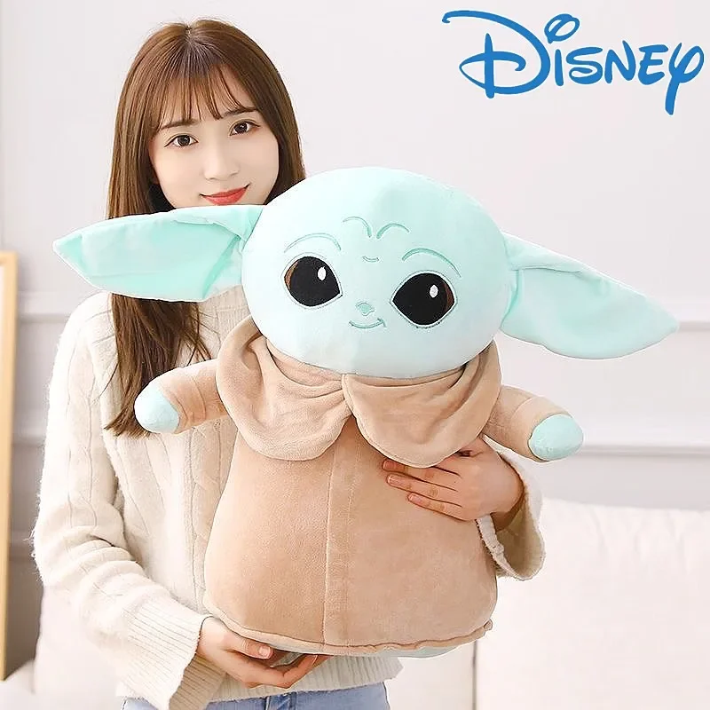 Disney Star Wars Yoda Peluche Grogu Mandalorian Figura Yoda Bambole Modello Bambino Farcito Cartone Animato Yoda Cuscino Giocattoli Regalo Di Natale P